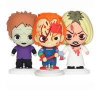 SD Toys - Set de figurines Pokis Famille Chucky - 3 pièces caoutchouc 7 cm