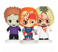 SD Toys - Set de figurines Pokis Famille Chucky - 3 pièces caoutchouc 7 cm