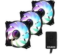 Set de 3 fours, Zalman, 12 cm, 1200rpm, Noir