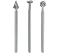 Proxxon – Jeu de 3 fraises fines 2228720 Ø 2,3 mm Micromot