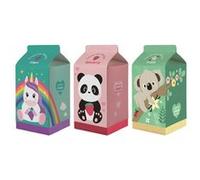 Gommes parfumées - LEGAMI - Yummy - Lot de 3 - Fraise, raisin, vanille - Modèles licorne, koala, panda