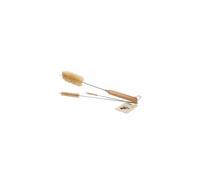 Set de 3 goupillons bois et crin 39,30 et 21 cm