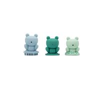 Lilliputiens – Pack de 3 grenouilles de bain – Aqua
