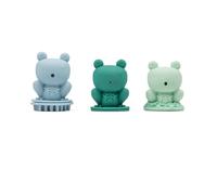 Lilliputiens – Pack de 3 grenouilles de bain – Aqua