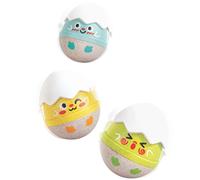 Set de 3 hochets poussins