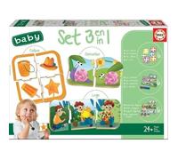 Set de 3 jeux éducatifs - EDUCA - Set Baby 3 en 1
