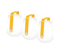 Set de 3 lampes LED Balad avec batterie H 12cm H 13.5cm / Ø 10cm