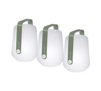 Set de 3 lampes LED Balad avec batterie H 12cm H 13.5cm / Ø 10cm