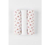 Lot De 3 Langes En Mousseline De Coton 70x70 Blanc TU