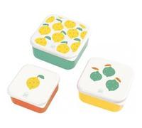 Set de 3 lunch box - Les citrons Multicolore G