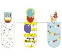 Set de 3 marque-pages magnétiques, marque-page magnétique, Happy Birthday