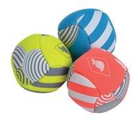 Schildkröt Mini Balles Amusantes en Néoprène, 3 Mini Balles pour Donner des Coups de Pied, Lancer, Attraper, Jongler, Ø 5 cm, à Double Paroi, Remplies de Granulés de Plastique, 970145