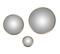 Amadeus - Set de 3 Miroir Convex Or