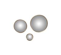 Amadeus - Set de 3 Miroir Convex Or