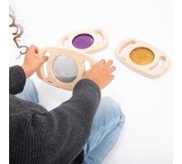 Set de 3 miroirs pailletés multi-coloured TU