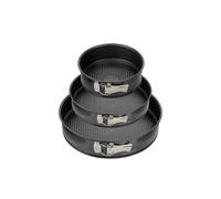 Set de 3 moules à charnière ronds de 20 cm 24 cm et 28 cm Zenker Black Metallic Zenker
