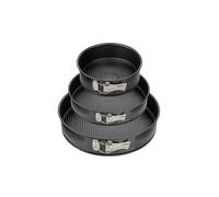 Set de 3 moules à charnière ronds - ZENKER - Black Metallic - 20, 24 et 28 cm