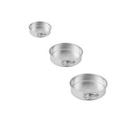 Set de 3 moules à manqué à charnière 18,5 cm + 26 cm + 28 cm Zenker Silver
