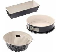 Dr. Oetker Set de 3 moules à pâtisserie 4869 — acier, céramique, anti-adhésif