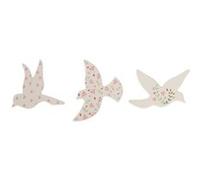 Set de 3 oiseaux Chloé - Amadeus - Décoré - Céramique G
