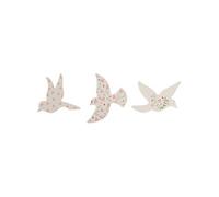 Set de 3 oiseaux Chloé - Amadeus - Décoré - Céramique G