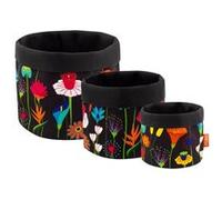 Set de 3 paniers gigognes multi-usages - Panier Jardin fleuri - Pylones Jardin fleuri G