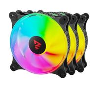 Set de 3 pcs ARGB SAVIO BLAST FAN SET 3 x 120 mm 3-pin 5V 4-pin 12V