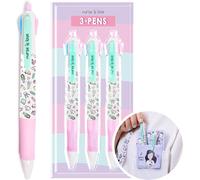 Set De 3 Pcs Stylo Personnalisé Infirmiere - 4 Couleurs Idéal Pour Etudiante Infirmiere Adapté À Pochette Infirmiere, Aide Soignante Pour Blouse, Tour De Cou Infirmiere Accessoires.[G337]