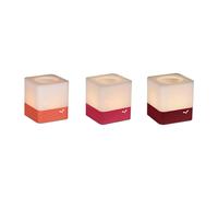 Set de 3 photophores Cuub LxWxH 7.5x7.5x8cm