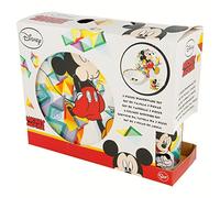 Set de 3 pièces en céramique (Bol, assiette à dessert, tasse) Mickey Mouse Color flow