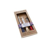 JEAN DUBOST - COFFRET 3 PIECES CUISINE BLEU BLANC ROUGE