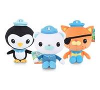Set de 3 pièces Peluche The Octonauts Barnacles Kwazii Peso 19 cm