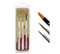 The Army Painter | Most Wanted Brush Set | 3 pinceaux : Regiment, Insane Detail et Small Drybrush, en Poils Synthétiques de Toray et en Poils Naturels de Martre, Kit de Pinceaux pour Débutants en Peinture sur Figurine pour Jeux Wargames, Jeux de Rôle et Jeux de Table
