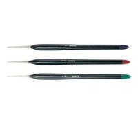 Pinceau modélisme ZAHN Pinsel E10710-15 Fonte rouge 3 pièces