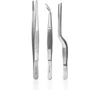 set de 3 pincettes de cuisine d'env. 16 cm de long - pincettes de cuisine & pincettes de service