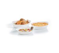 Set de 3 plats ovales 38x23, 32x20 et 29x17 cm Smart Cuisine Carine Luminarc Luminarc