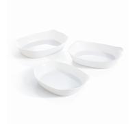 Set de 3 plats rectangulaires 38x28, 34x25 et 30x22 cm Smart Cuisine Carine Luminarc Luminarc