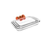Set De 3 Plats Rectangulaires Kristall