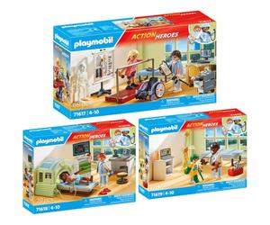 Set de 3 playmobil
