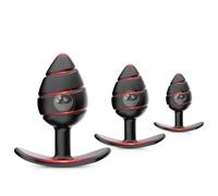 Set de 3 Plug Anal,Plug Femme Débutante,Buttplug avec Spirale Extra Large,Plug Anale,Boules anales Beads Anal Dildo Butt Plug Anal Toy,Jouets Sexuels pour les Hommes Femme Couples