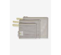 Set de 3 pochettes Mesh LÄSSIG beige TU