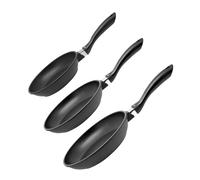Set de 3 poêles à frire de 20 cm 24 cm et 28 cm en fonte d'aluminium Elo Alucast