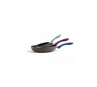 LIVOO Poêles KITCHEN ARTIST ILAG MEP101 Set de 3 Revêtement en pierre Compatible induction
