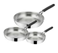 Batterie de cuisine LAGOSTINA 3 poeles Esperta Triply 20/24/28cm