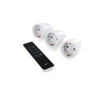 Set de 3 prises Schuko Dio + télécommande - Chacon