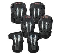 Set de 3 protections enfant noir TU