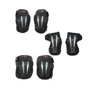 Set de 3 Protections Junior Fila S en Noir et Argent