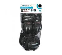Set de 3 Protections Junior Fila Xs Noir et Argent pour Skate et Roller