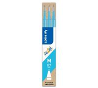 Pilot - FriXion Ball - Set de 3 recharges - Turquoise - Pointe Moyenne
