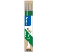 Pilot Recharges FriXion Point – Pointe fine 0,5 mm – Lot de 3 – Vert